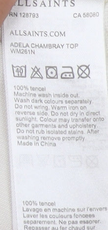 AllSaints Women's Off the Shoulder Ivory Blouse XS