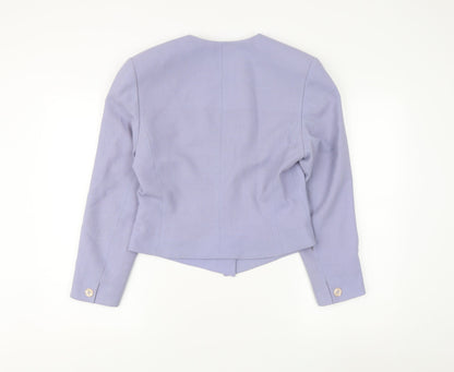 Viyella Women's Purple Tuxedo Blazer, Size 10