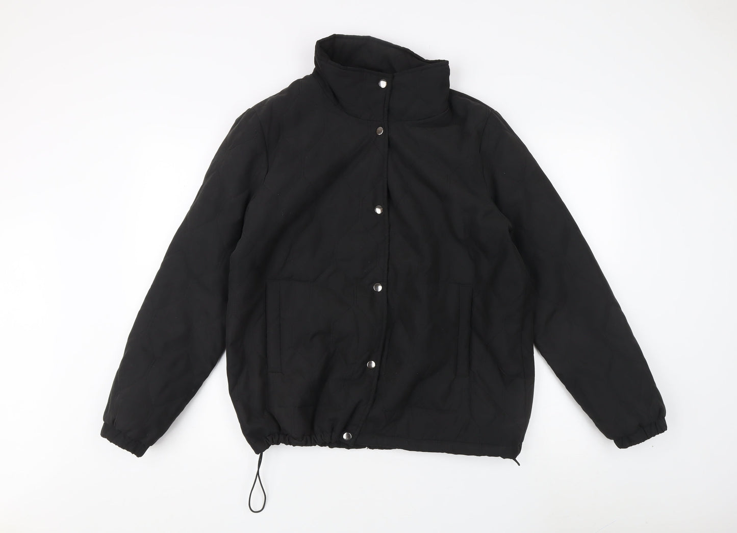 Jacqueline de Yong Women's Black Quilted Jacket XL