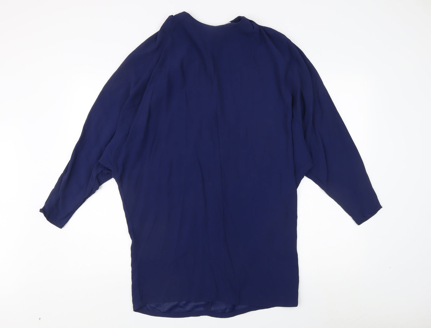 Womens UK Size 12 Reiss Blue Tunic Blouse