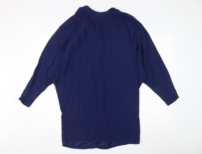 Womens UK Size 12 Reiss Blue Tunic Blouse