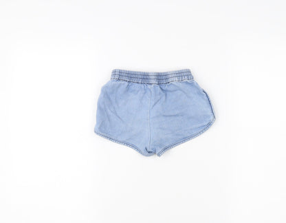 Joules Girls Blue Knit Shorts Age 3 Years