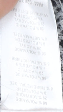 Damart Women's White Geometric Cardigan M