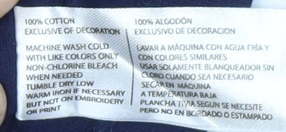 Unisex Adults UK Size XS U.S. Polo Assn. Blue Basic T-Shirt
