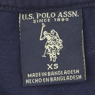 Unisex Adults UK Size XS U.S. Polo Assn. Blue Basic T-Shirt