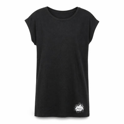 Womens UK Size S Bench Black Basic T-Shirt
