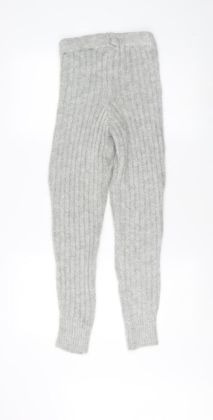 Womens UK Size XS Miss Selfridge Slim Fit Leggings Grey Trousers
