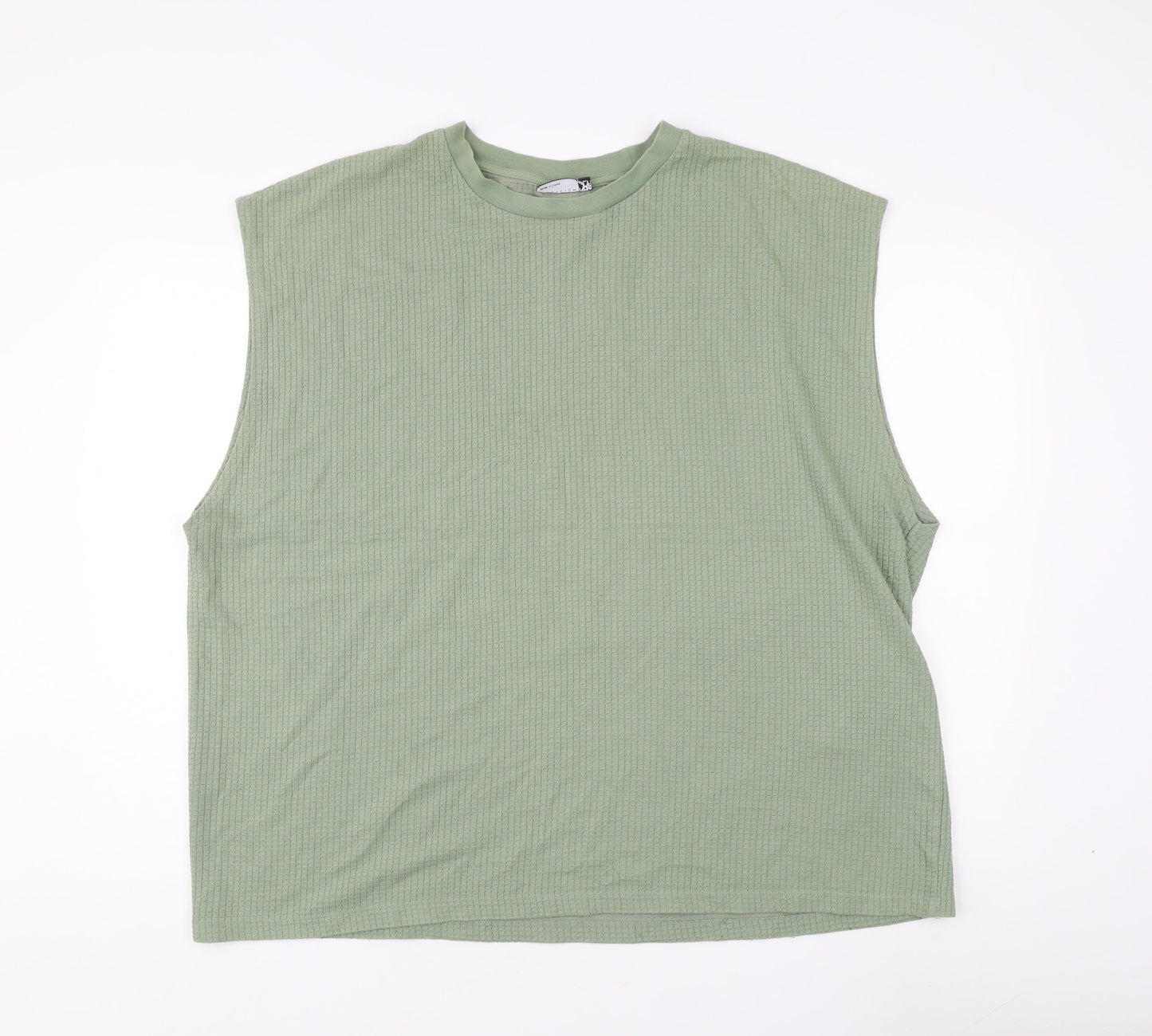 UK Size 2XL ASOS DESIGN Green Basic Tank