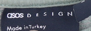 UK Size 2XL ASOS DESIGN Green Basic Tank