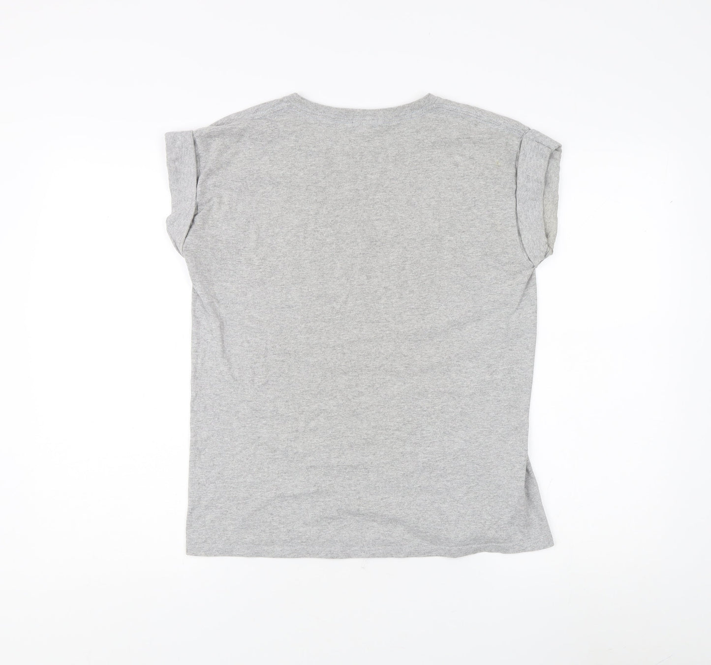 River Island Girls Graphic Print Grey T-Shirt - Size 11-12 Years