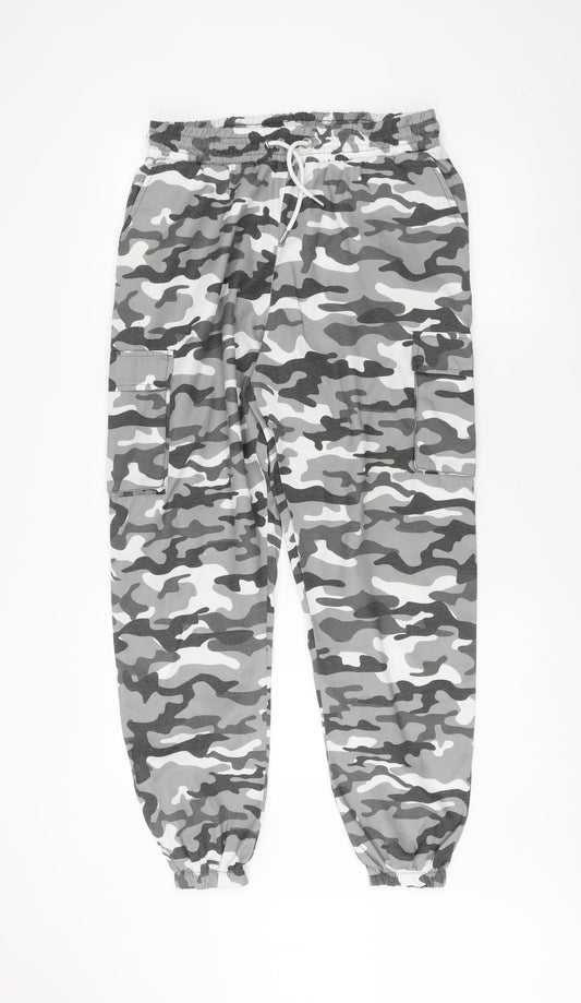 boohooMAN Men's Multicoloured Cargo Trousers L