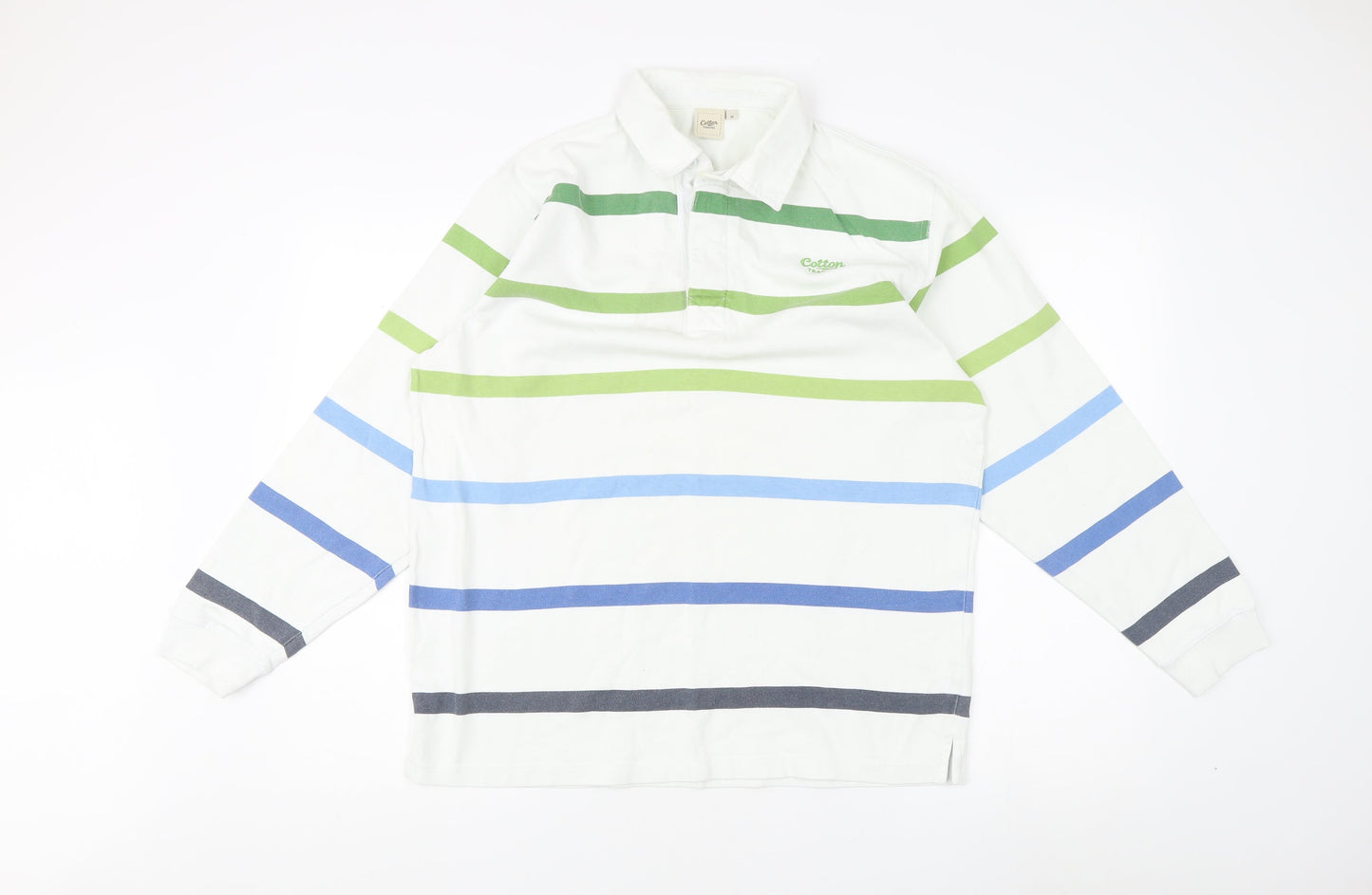 Mens UK Size M Cotton Traders Multicoloured Pullover Sweatshirt