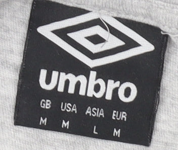 Umbro Men's Grey Long Sleeve T-Shirt M