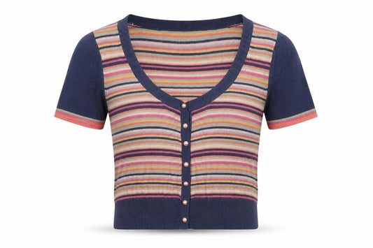 Front view of Red Herring Women's Multicoloured Cardigan, size 10