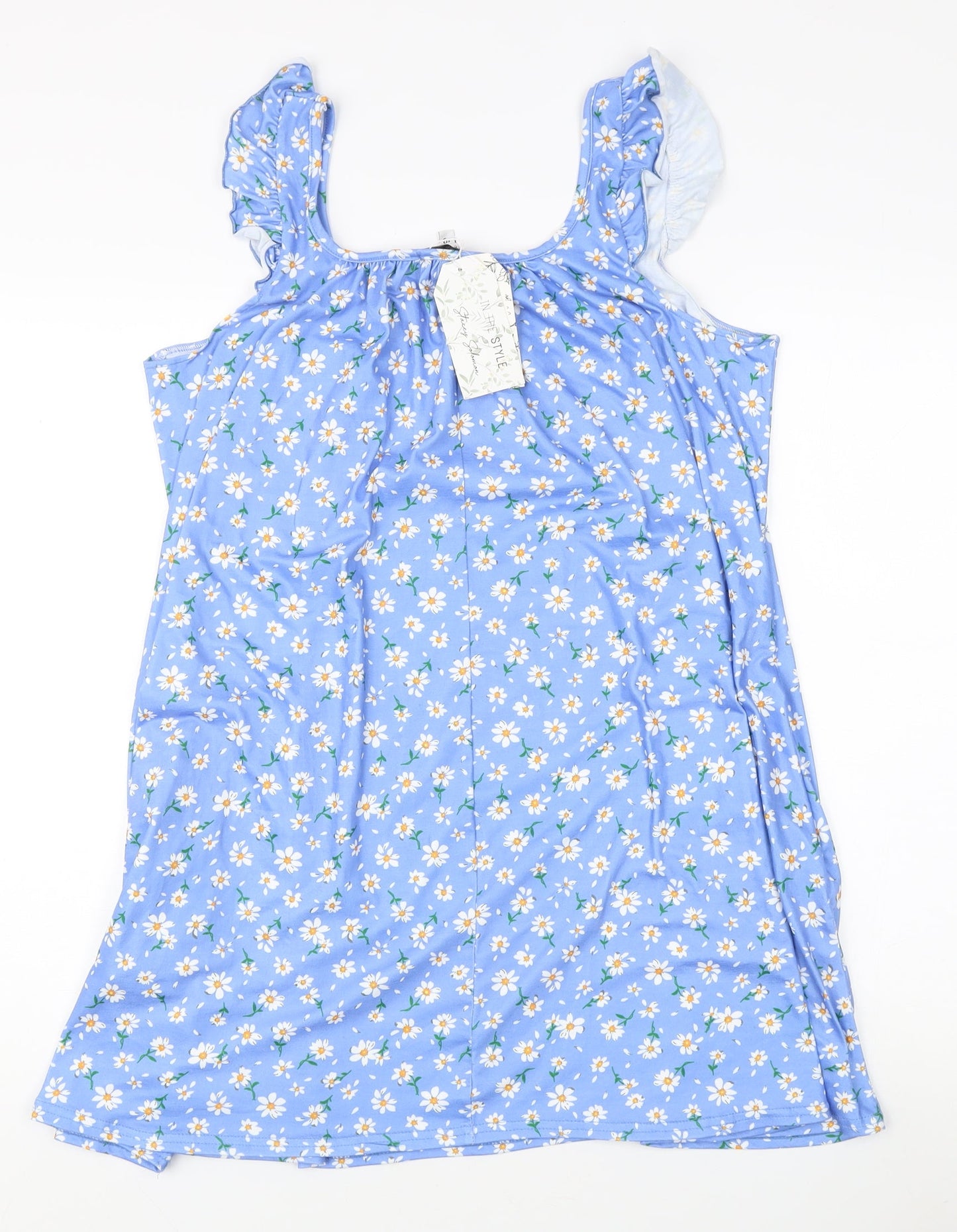 In The Style Women's Blue Floral Dress Size 10