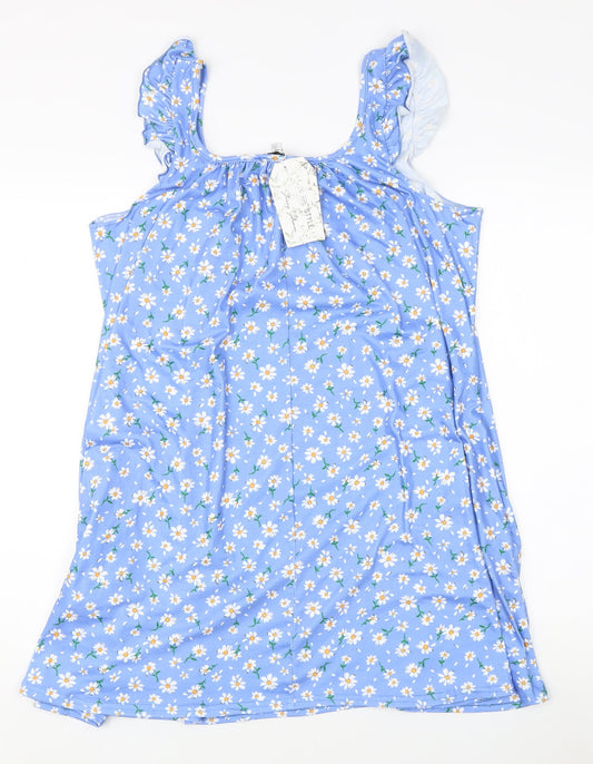 In The Style Women's Blue Floral Dress Size 10