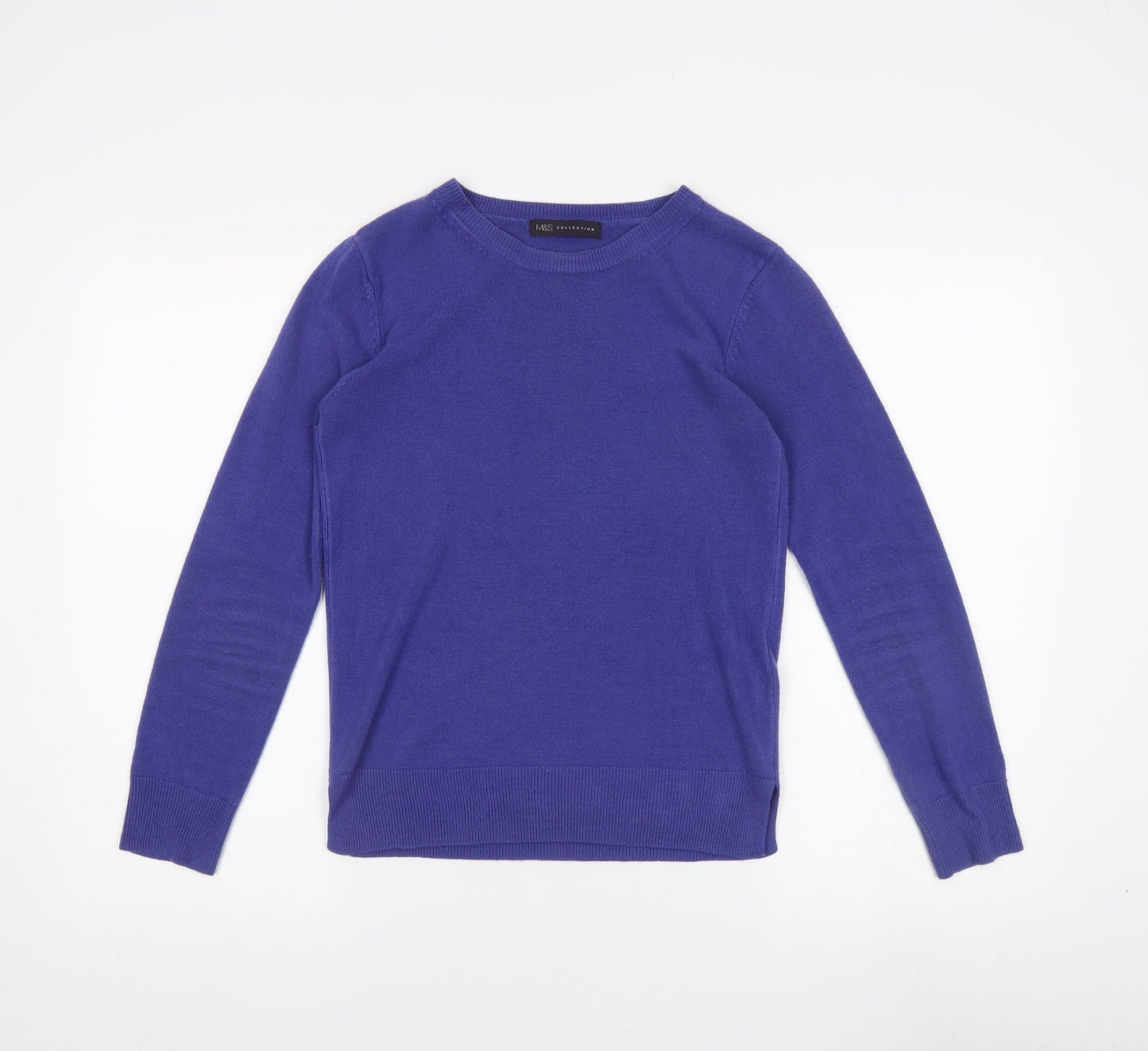 Womens UK Size 8 Marks and Spencer Purple Pullover Jumper