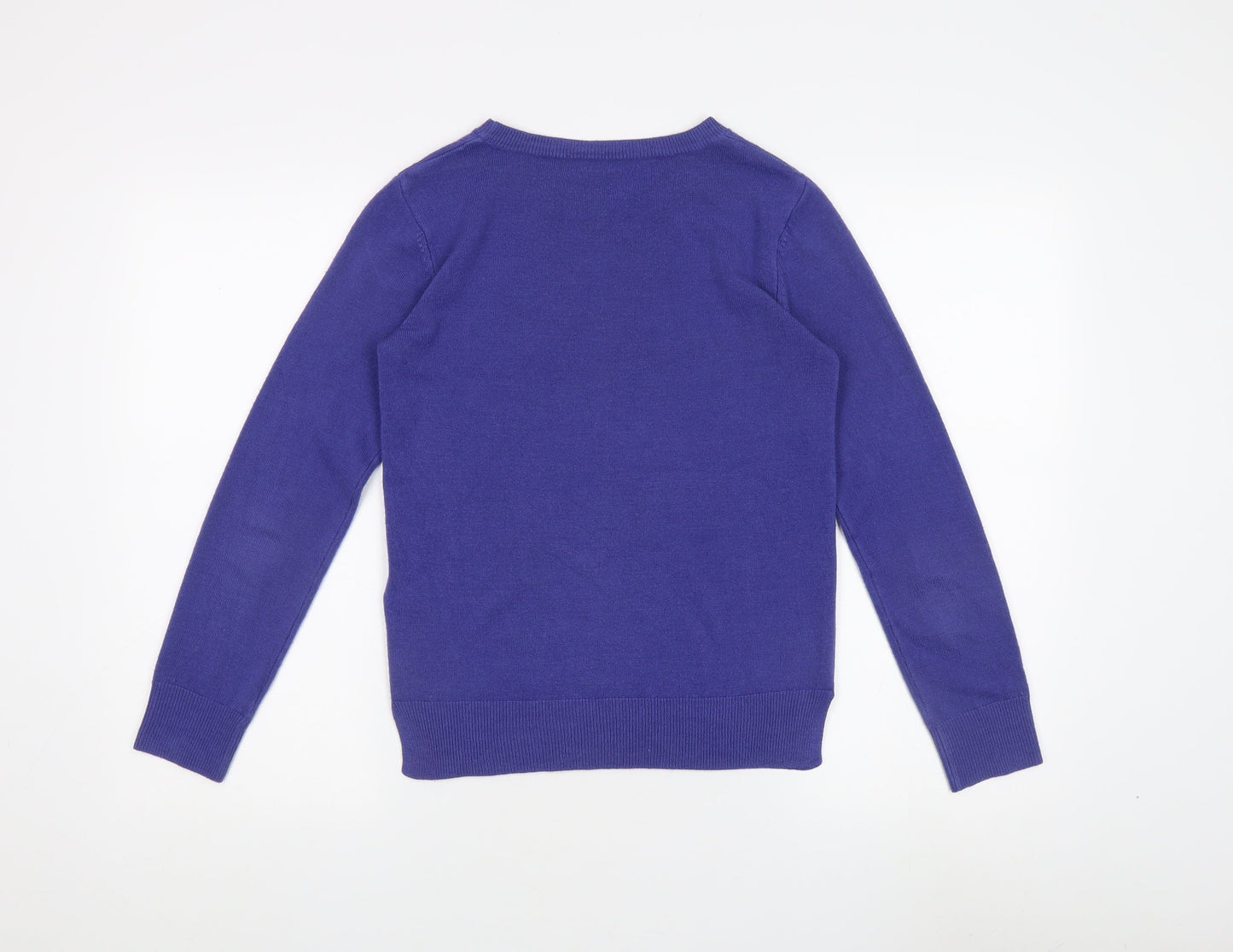 Womens UK Size 8 Marks and Spencer Purple Pullover Jumper