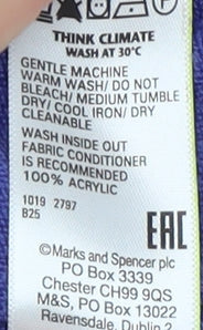 Womens UK Size 8 Marks and Spencer Purple Pullover Jumper