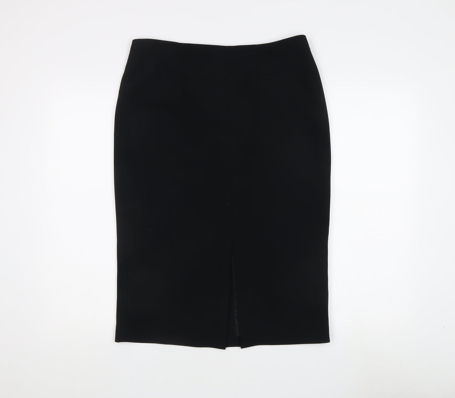 Jaeger Black Pencil Skirt Women UK 12