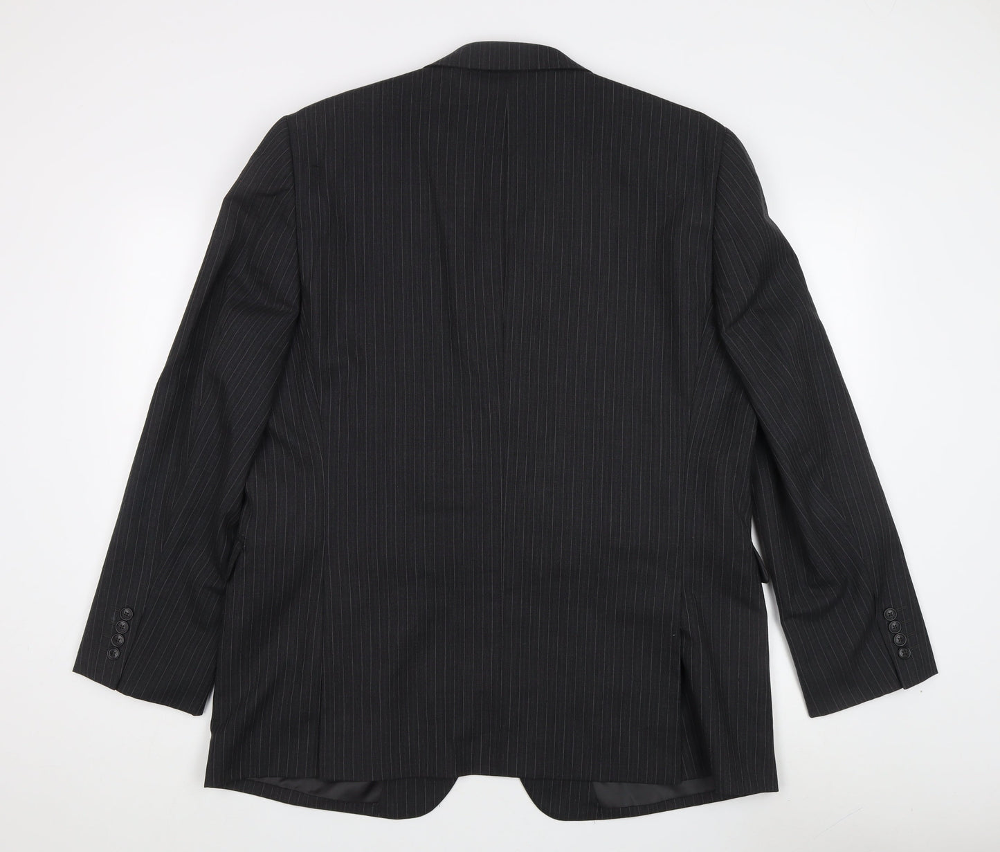Mens UK Size 46 Jaeger Regular Black Suit Jacket