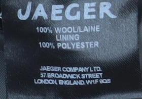 Mens UK Size 46 Jaeger Regular Black Suit Jacket