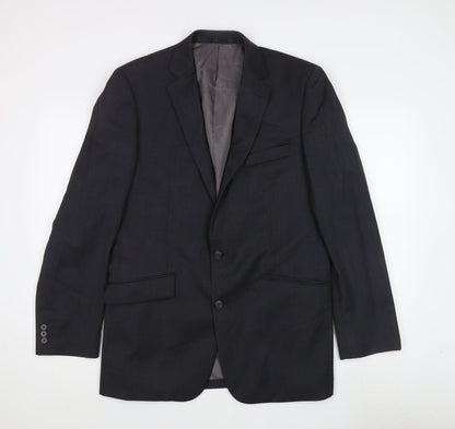 Mens UK Size 40 Jeff Banks Regular Grey Suit Jacket