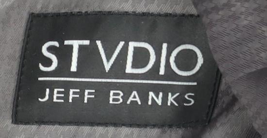 Mens UK Size 40 Jeff Banks Regular Grey Suit Jacket