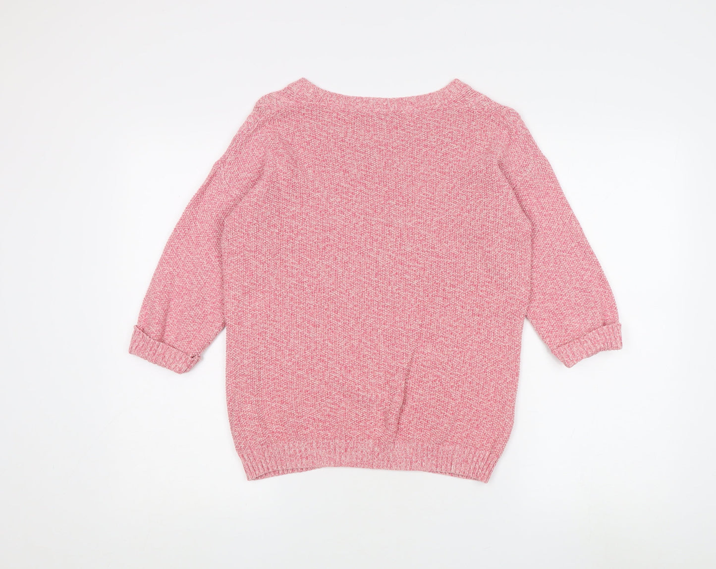 Womens UK Size S Viyella Pink Pullover Jumper