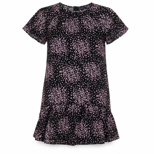 Blue Vanilla Women's Dress Black Pink Size 8 Animal Print