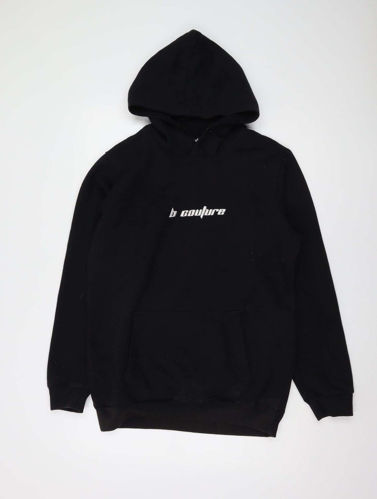 b couture Men's Black XL Pullover Hoodie