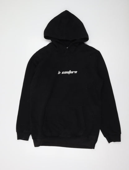 b couture Men's Black XL Pullover Hoodie