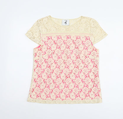 Fearne Cotton Women's Floral Lace Blouse, Size 12