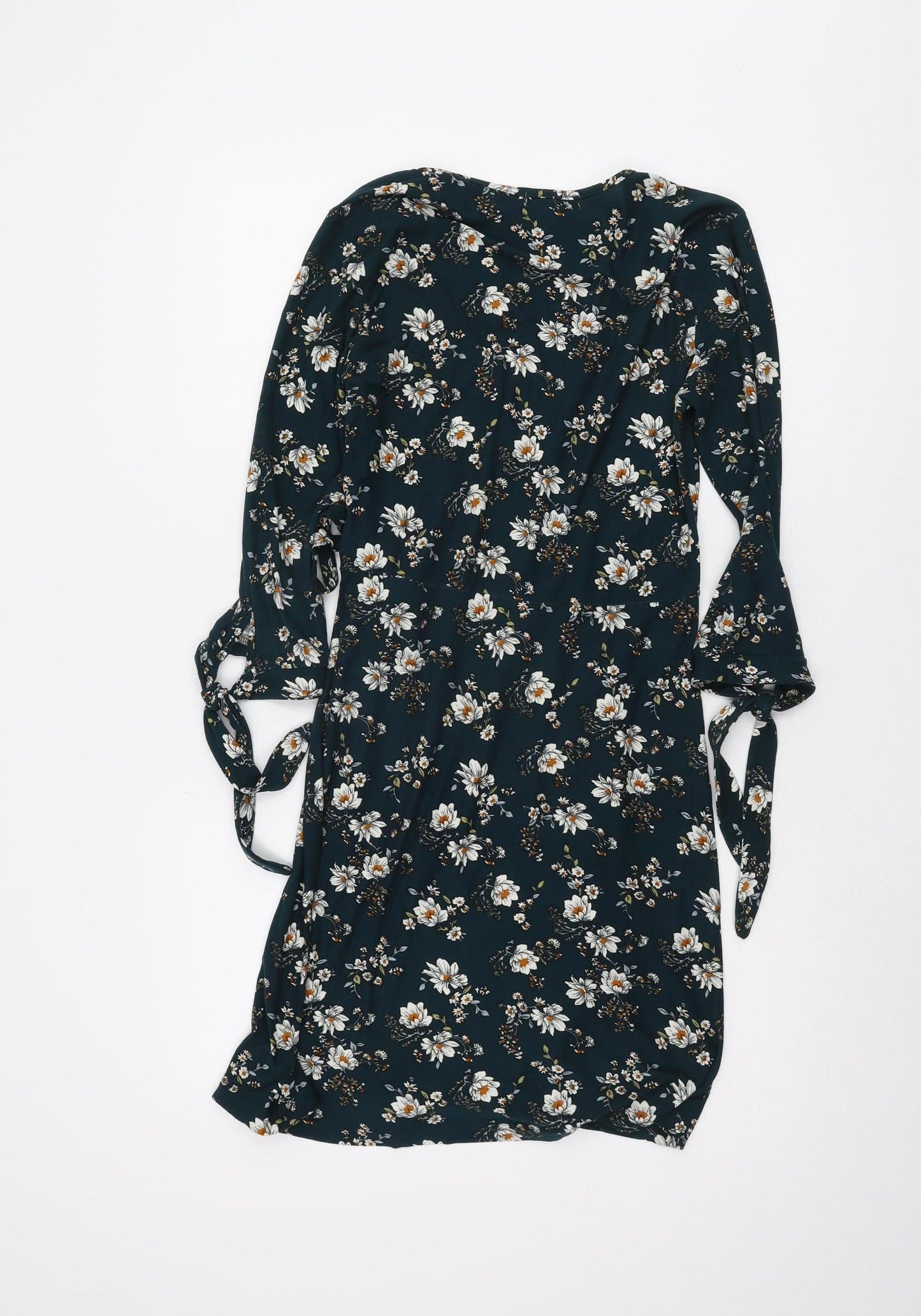 Blue Vanilla Women's Floral Wrap Dress Size 8