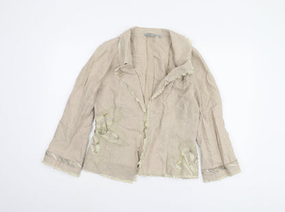 Marks and Spencer Women's Beige Blazer Size 10