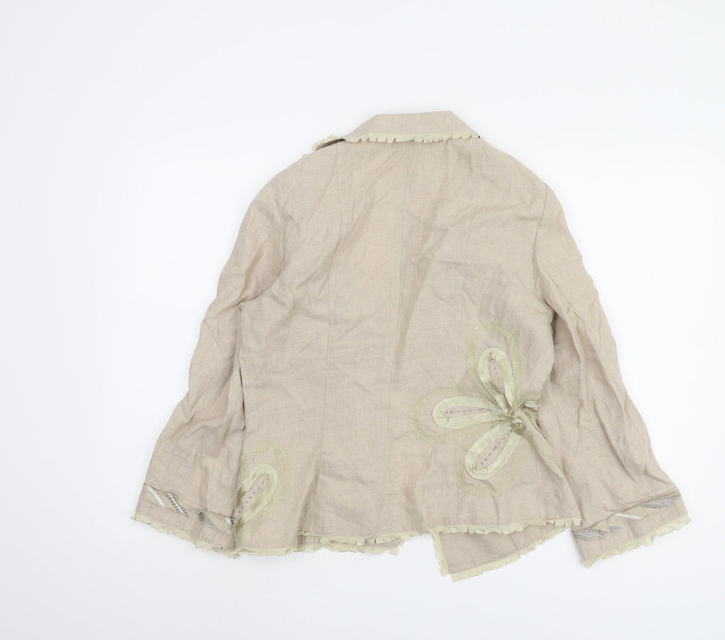 Marks and Spencer Women's Beige Blazer Size 10