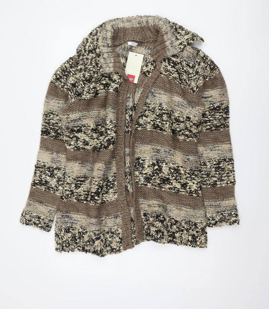 Cotton Traders Women's Multicoloured XL Open Front Cardigan
