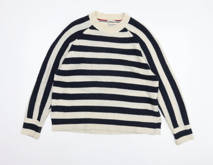 Hilfiger Denim Women's Striped Pullover Jumper, Multicoloured, S