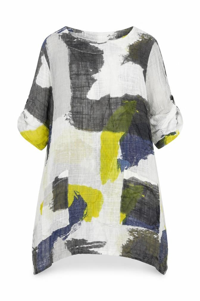 Womens UK Size 6 Roman Multicoloured Basic Tunic