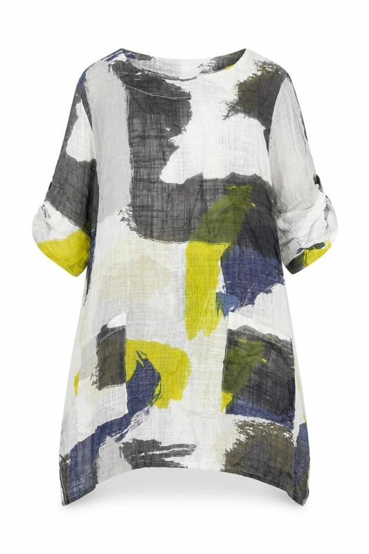 Front view of Roman Women's Multicolour Tunic, size 6, Cotton