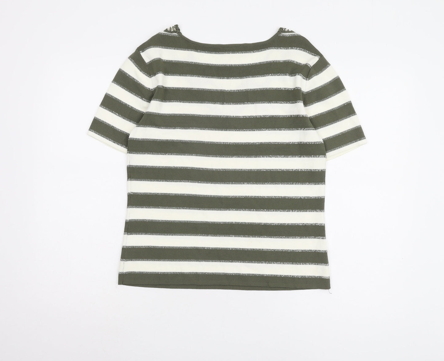 Womens UK Size M Roman Originals Green Basic T-Shirt