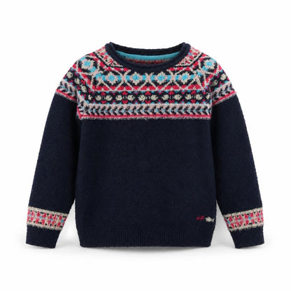 Weird Fish Girls Multicoloured Pullover Jumper, 9-10 Years