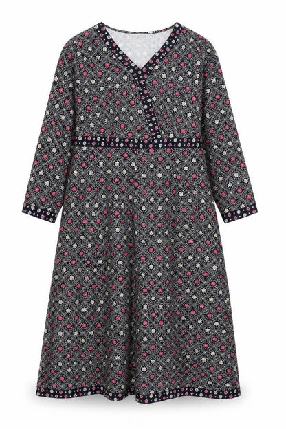 Lily Ella Women’s Multicoloured V-Neck Dress Size 16