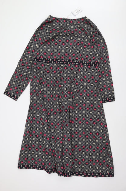 Lily Ella Women’s Multicoloured V-Neck Dress Size 16