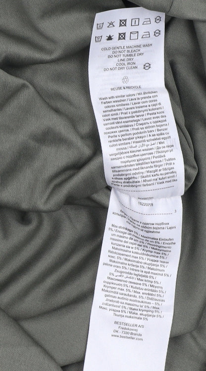 Jacqueline de Yong Green Floral Dress, Size 12