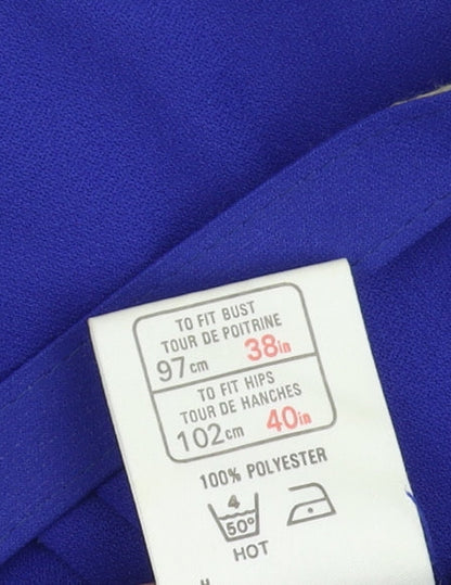 Marks and Spencer Women's Blue Cold Shoulder Dress