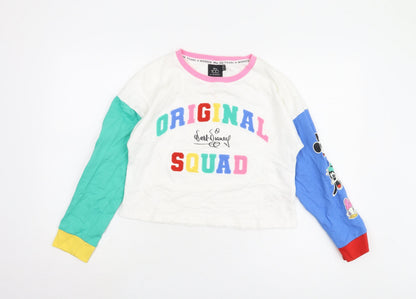Disney Girls Multicoloured Pullover Sweatshirt 11 Years
