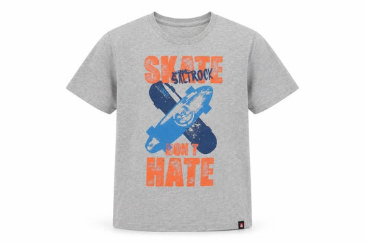 Saltrock Boys Grey Skateboarding T-Shirt Age 13 Graphic Tee