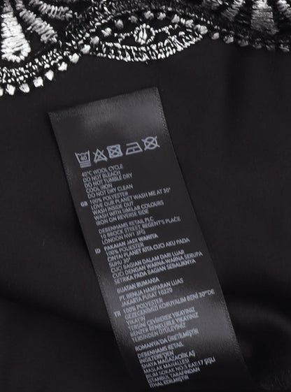 Womens UK Size 14 RJR John Rocha Black Basic Blouse