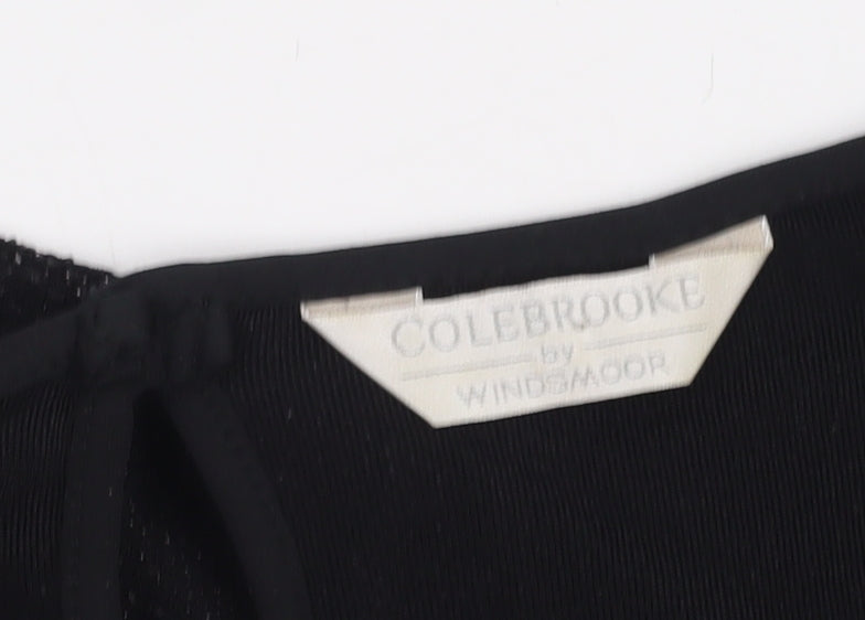 Colebrooke Black Short Sleeve Top - Women's M, Autumn/Winter